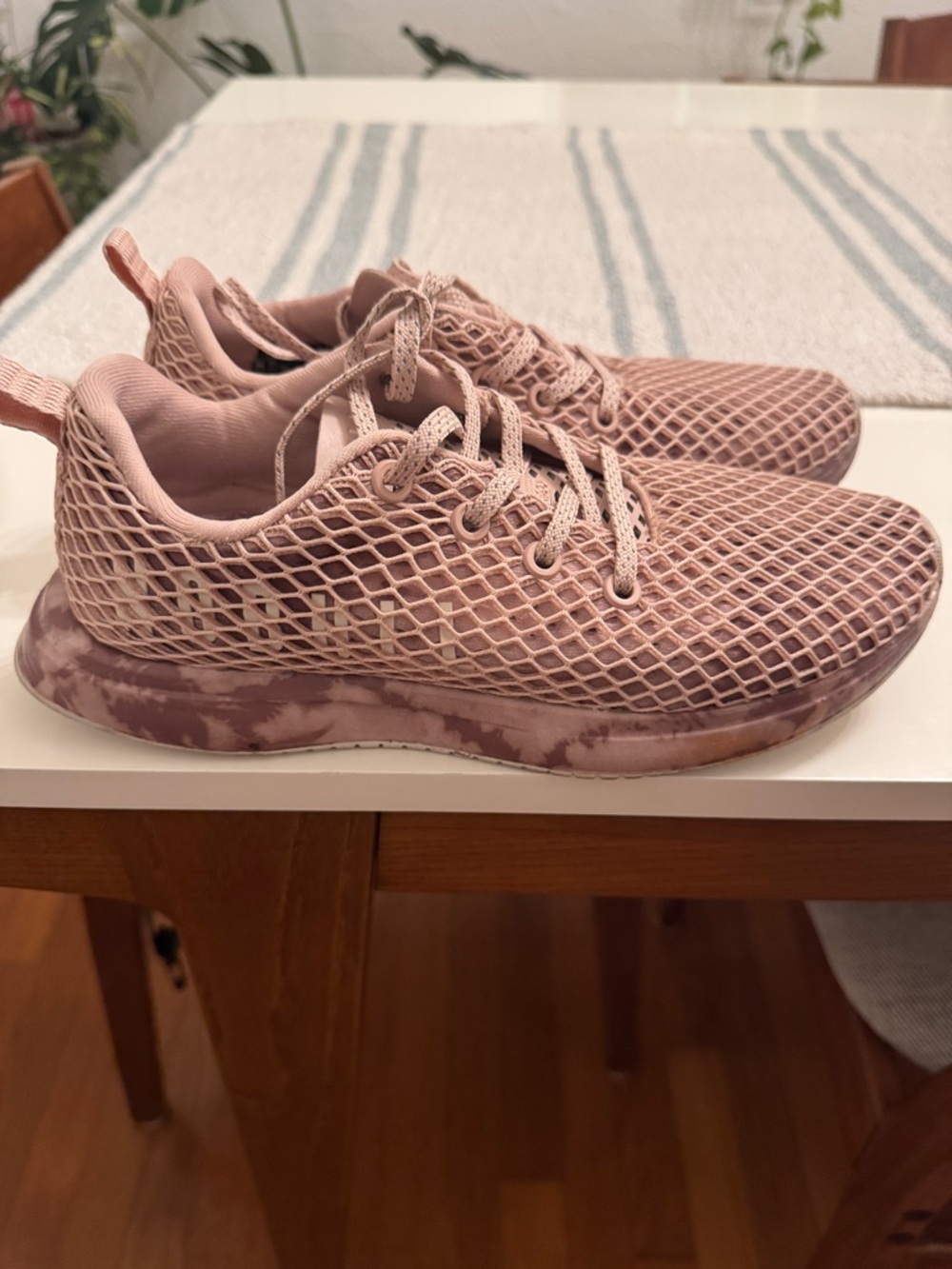 NOBULL Pink Mesh Athletic Sneakers